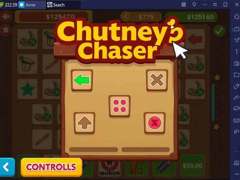 Chutney Chaser Game Controls